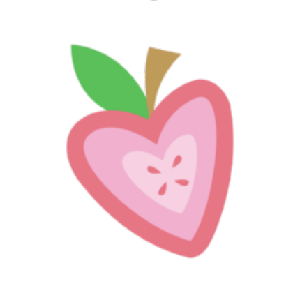 Fruit Heart Shaped Logo - Cutie Mark Heart-Shaped Fruit - Roblox