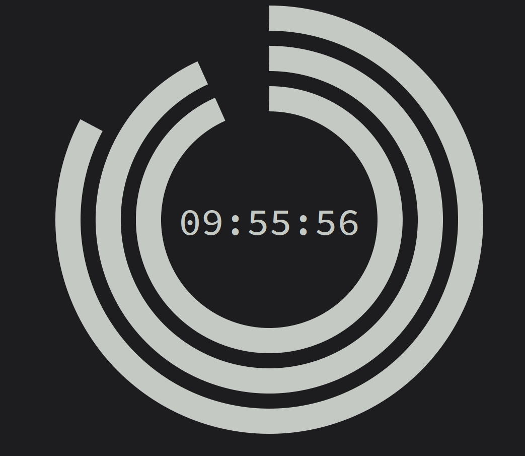 Triple Circle Logo - Triple-Circle Clock : Conkyporn