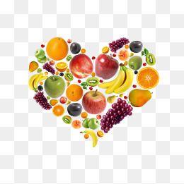 Fruit Heart Shaped Logo - Heart Shaped Fruit Png, Vectors, PSD, and Clipart for Free Download