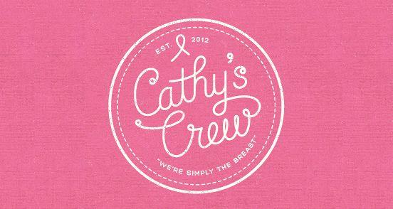 Pink Round Logo - Cathy's Crew. Logo Design. The Design Inspiration