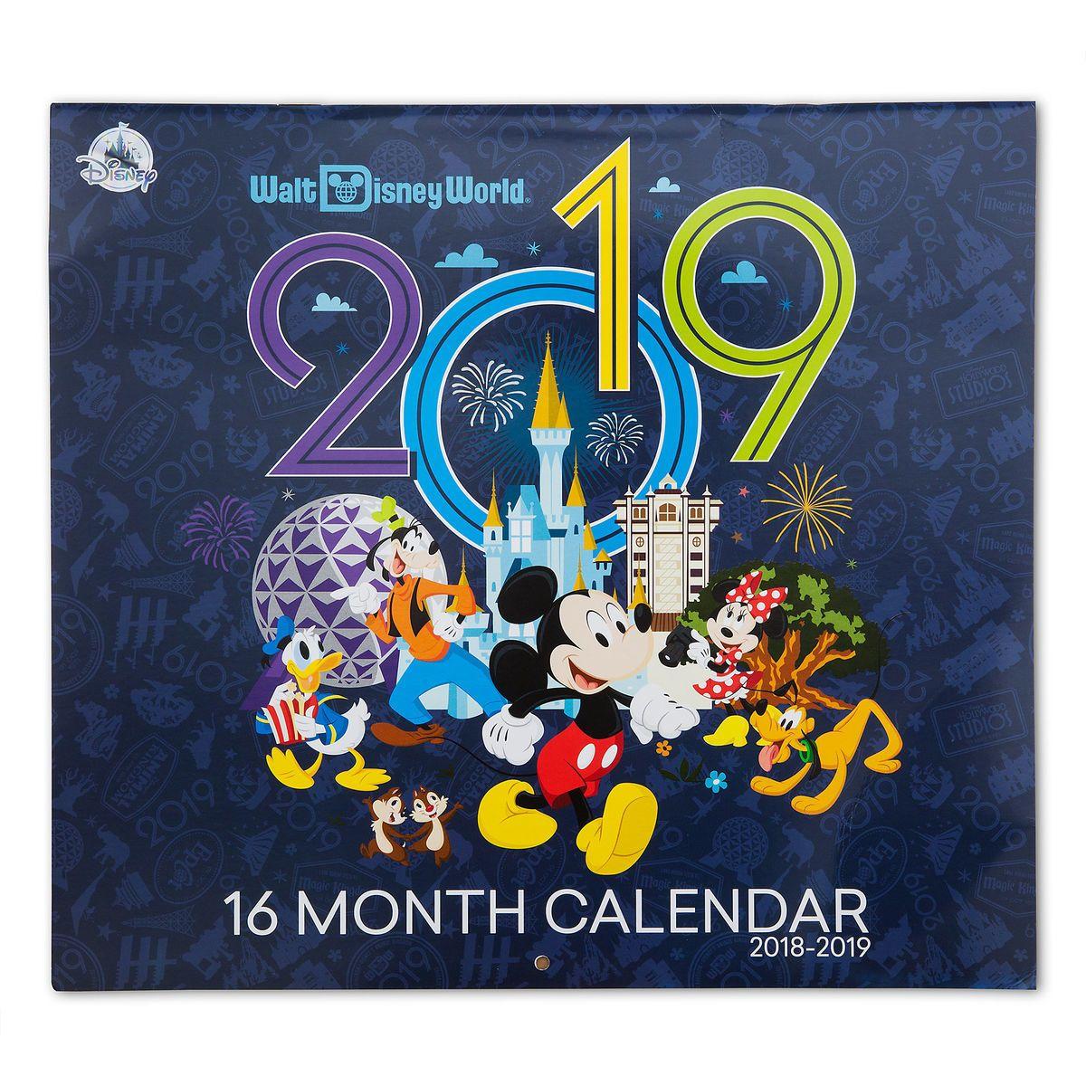 Disney World 2019 Logo - Walt Disney World 16 Month Calendar 2018-2019 | shopDisney