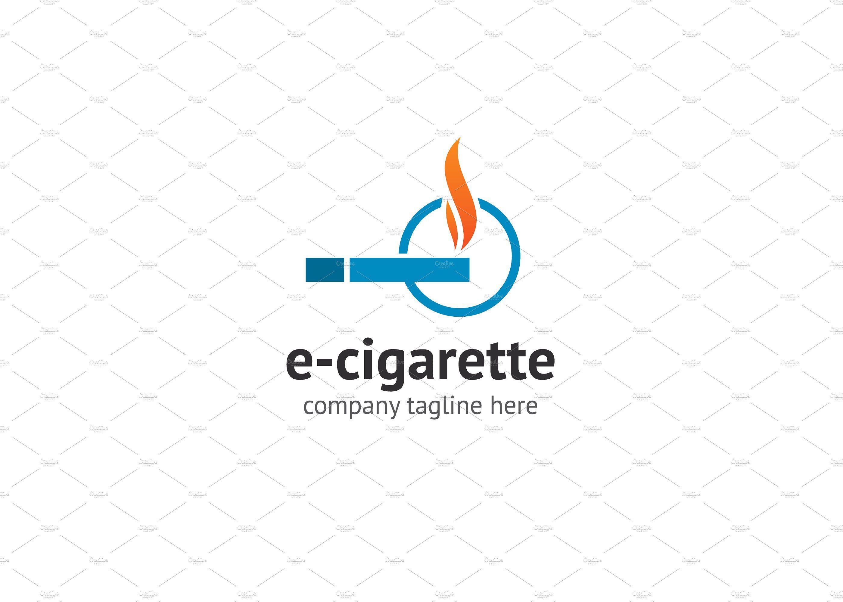 Cigarette Logo - E Cigarette Logo Logo Templates Creative Market