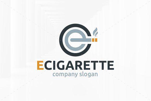 Cigarette Logo - E Cigarette Logo Template Logo Templates Creative Market