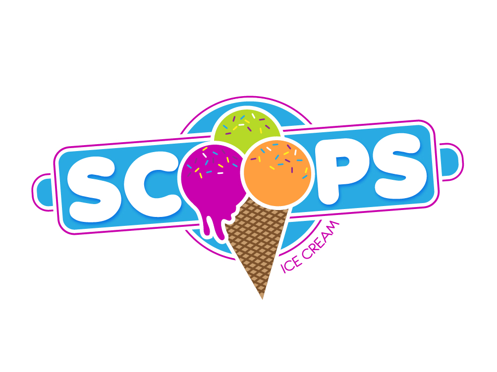 Ice Cream Company Logo - Logo Design Contests Captivating Logo Design for SCOOPS ICE CREAM