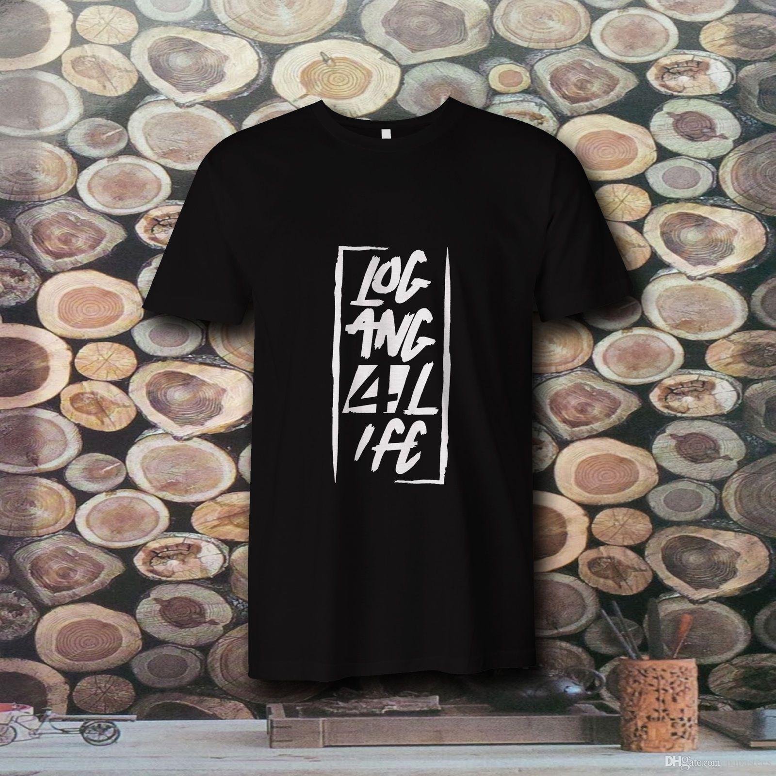 Logang 4 Life Logo - Logan Shirt LOGANG 4 LIFE Logan Paul Logo Black Tshirt Shirts Online ...