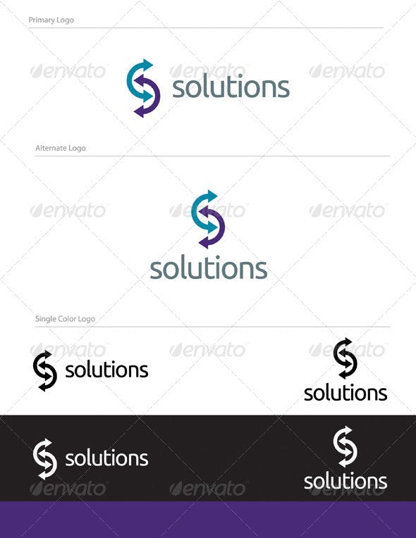 Double C Letter Logo - Solutions Logo Design 032
