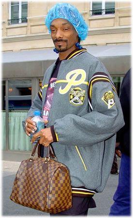 Style Louis Vuitton Logo - Snoop Dogg Style: Louis Vuitton Damier Speedy