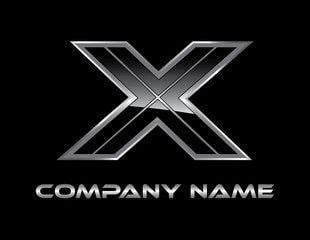 Silver X Logo - X Logo Photo, Royalty Free Image, Graphics, Vectors & Videos