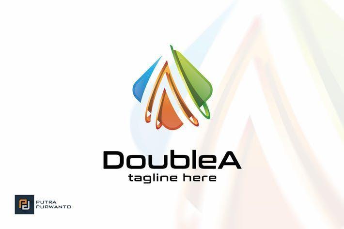 Double C Letter Logo - Double A / Letter A Logo Template d #modern • Download