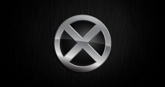 Silver X Logo - X Men