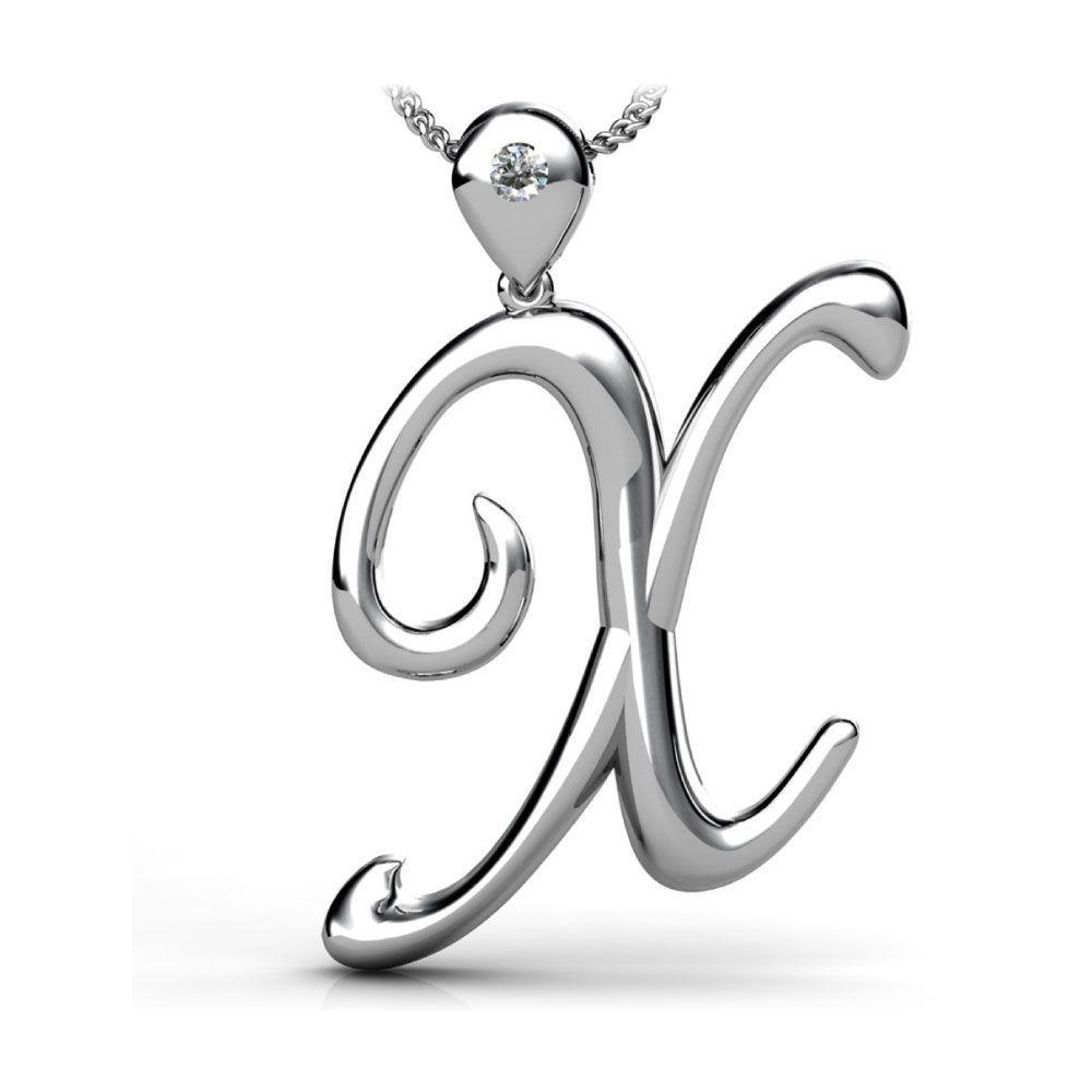 Silver X Logo - Silver X Necklace
