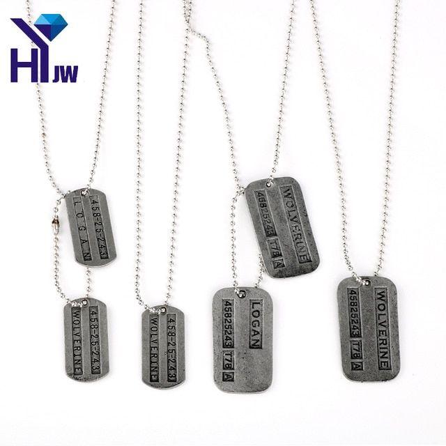 Silver X Logo - Hot Movies Pendant Necklace X Men The Wolverines Logan Logo Letters ...