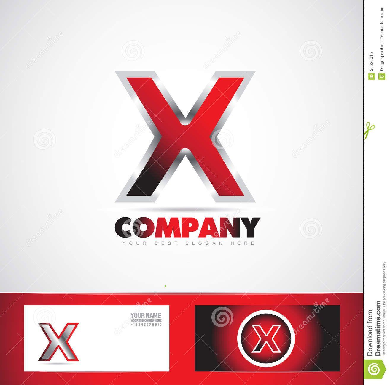 Silver X Logo - X company Logos