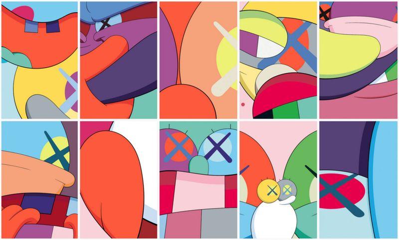 Kaws Print Logo - No Reply (Portfolio of 10) by | KAWS | buy art online | artprice