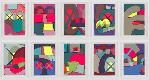 Kaws Print Logo - Ups And Downs (Print Set) by Kaws Editioned artwork | Art Collectorz