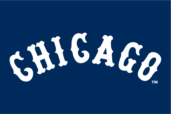 Chicago White Sox Old Logo - Chicago White Sox Jersey Logo (1976) - (Road) Old scripted Chicago ...
