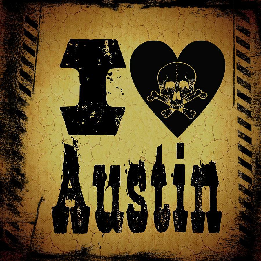 Ping Old Logo - Old Austin Digital Art by Randolph Ping