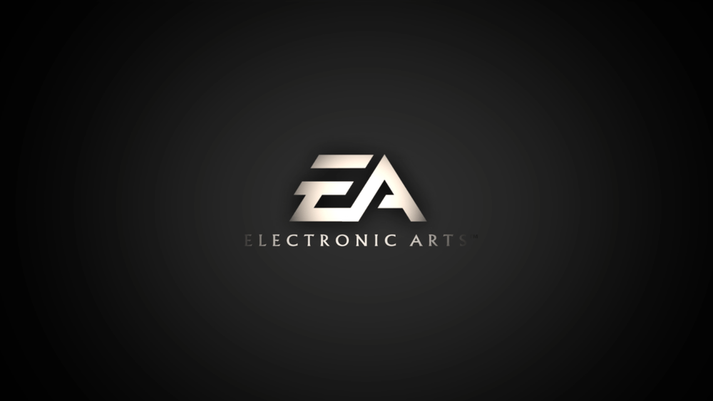 Black and White Electronic Logo - EA