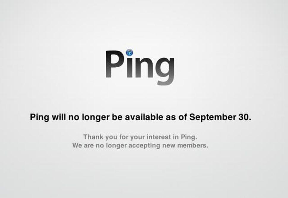 Ping Old Logo - Ping is dead, banished from iTunes after it updates - CNET