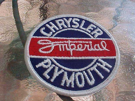 Old Plymouth Logo - 1950s 1960s Chrysler Plymouth IMPERIAL Logo Excellent New Old | Etsy