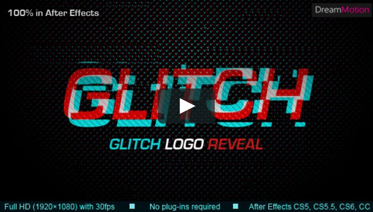 Glitch Logo - Glitch Logo Reveal. After Effects Template on Vimeo