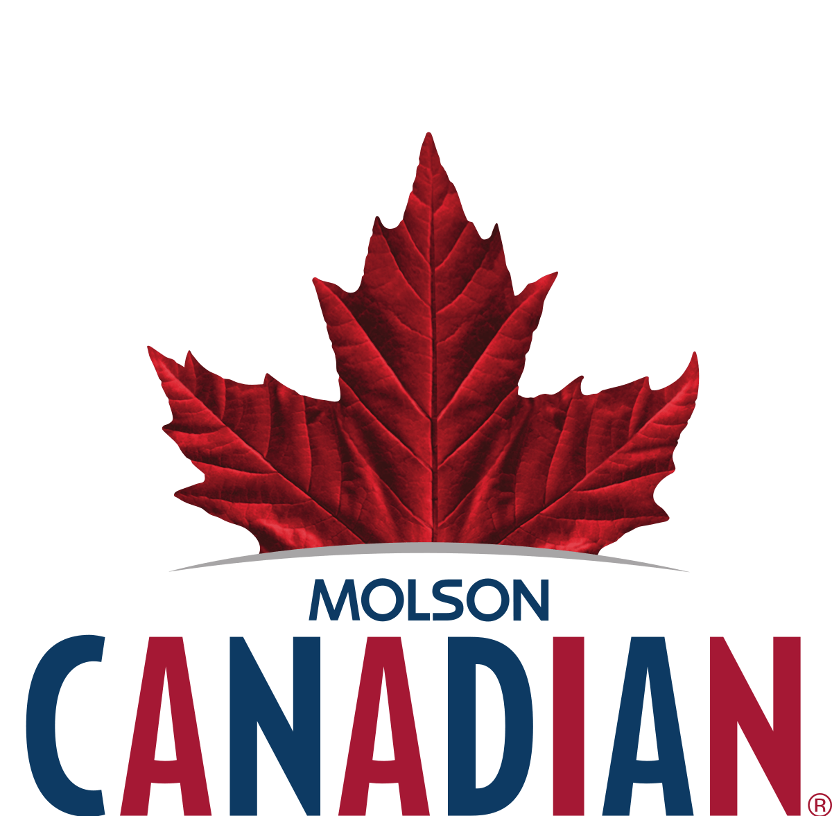 Red Canadian Leaf Logo - Molson Canadian