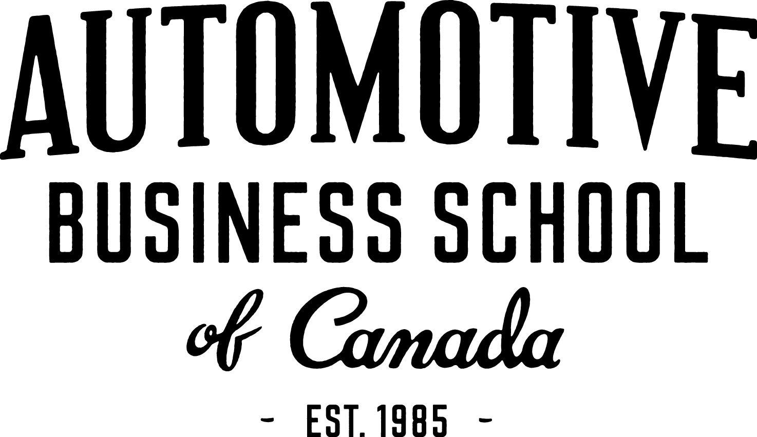 Automotive School Logo - Automotive Business School of Canada logo. Education kids