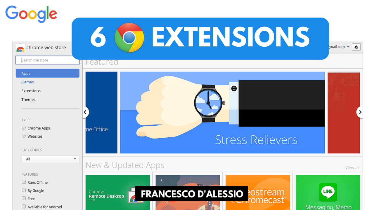 Google Chrome Store Logo - 6 Awesome Chrome Extensions to try! – Francesco D'Alessio – Medium