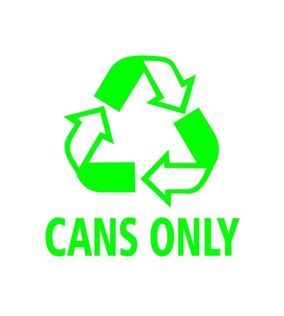 Lime Green Windows Logo - Recycal symbol cans only 5.0 LIME GREEN wide for