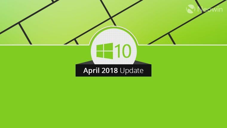 Lime Green Windows Logo - AdDuplex: April 2018 Update is Windows 10's fastest rollout yet