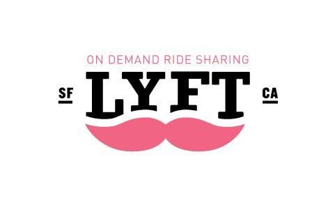 Lyft Mustache Logo - Lyft Logos