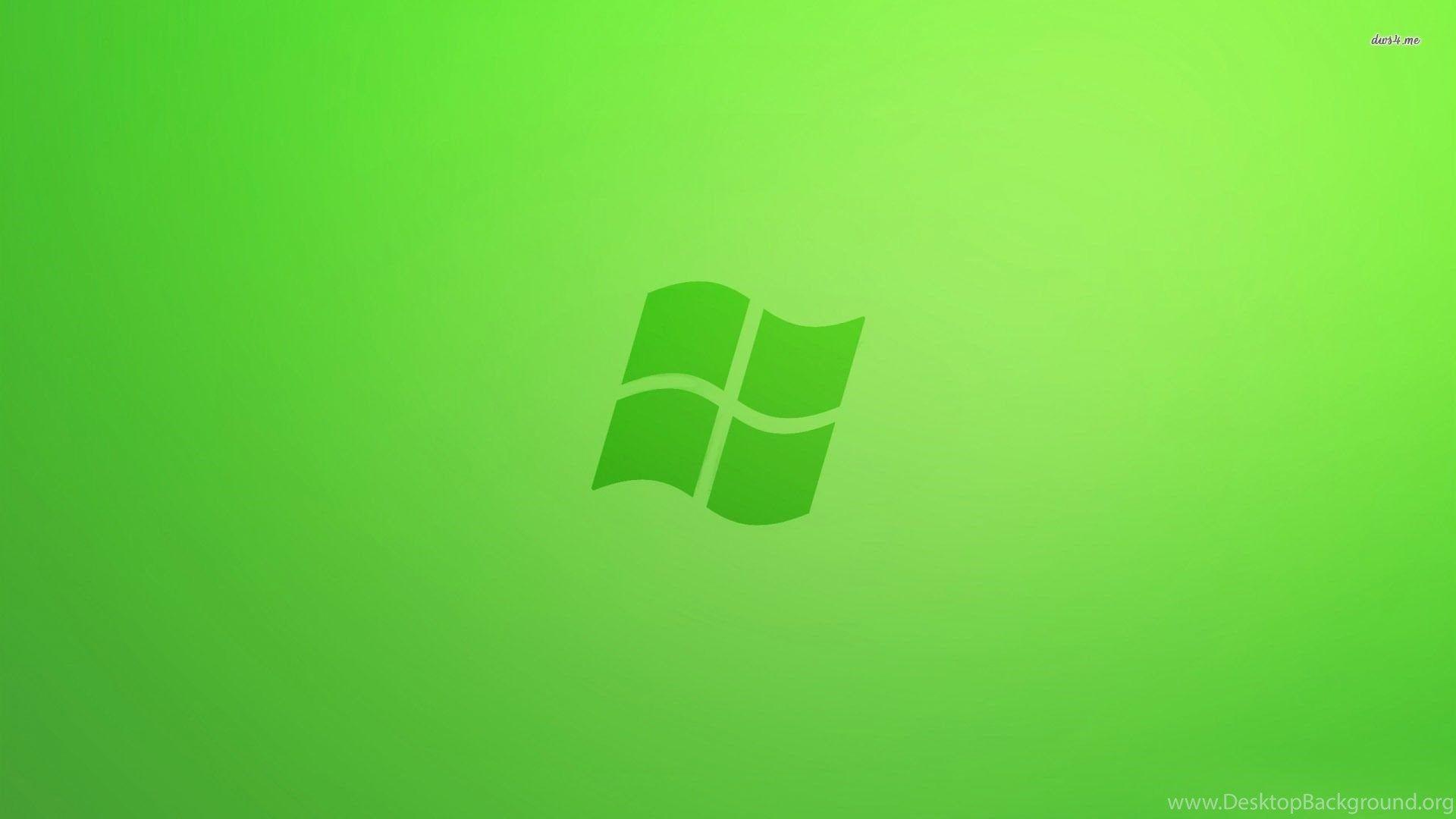 Lime Green Windows Logo - Green Windows 7 Wallpaper Computer Wallpaper Desktop Background