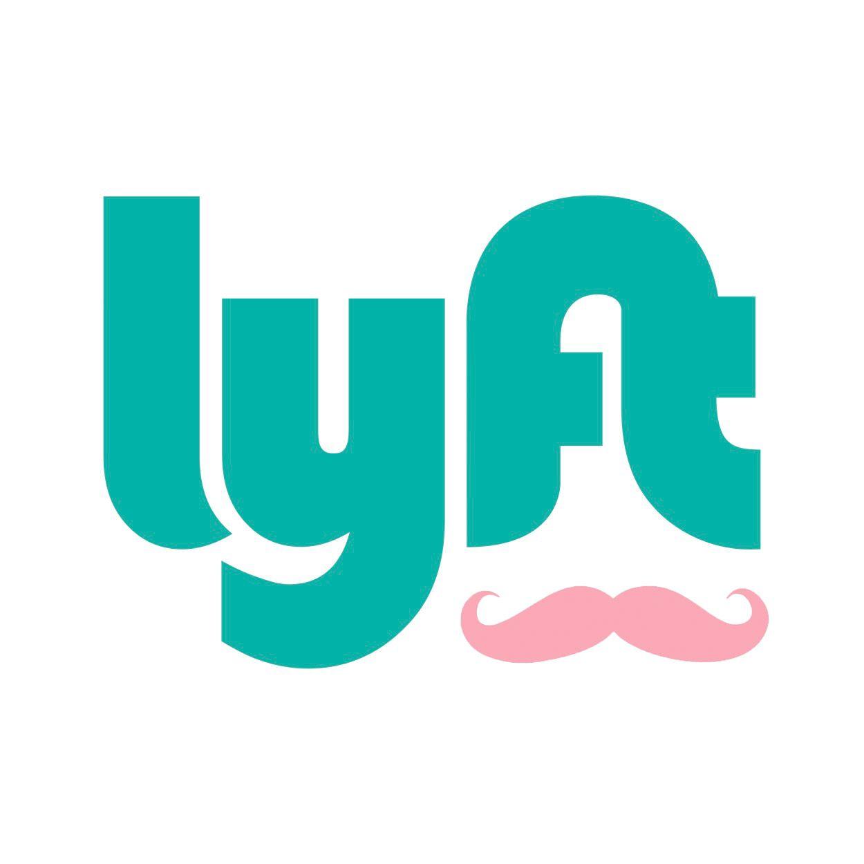 Lyft Mustache Logo LogoDix
