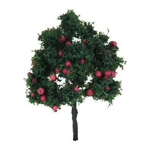 Green Tree with Red S Logo - Model Green Tree w. Red Apples Garden Park Orchard Scenery Layout ...