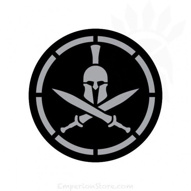 Spartan Stencil Logo - DTOM Stencil Decal - MSM