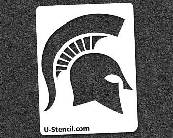 Spartan Stencil Logo - Spartan stencil | Etsy