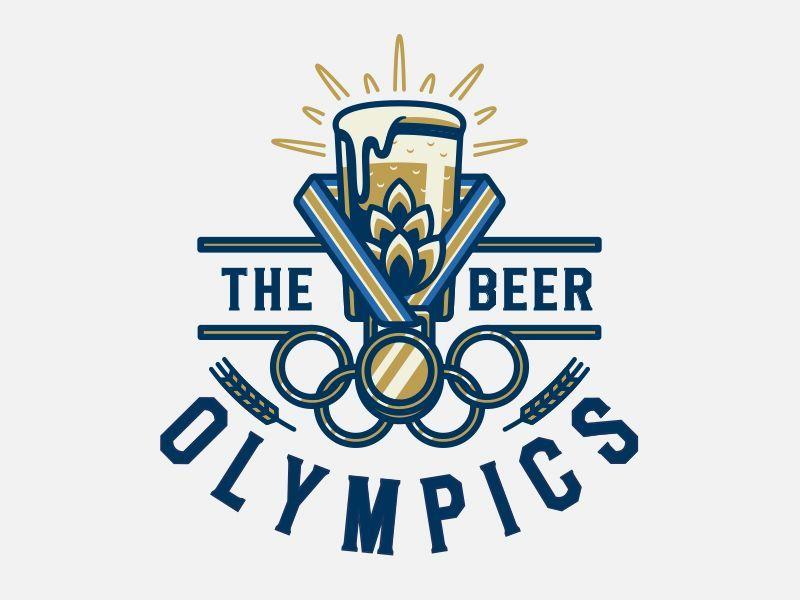 Popular Beer Logo - The Beer Olympics | Popular Dribbble Shots | Beer, Olympics, Logo design