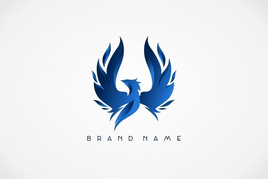 Blue Phoenix Logo - Entry #19 by harmeetgraphix for I need a blue phoenix to represent ...