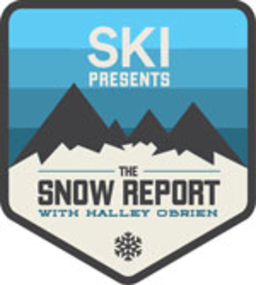 Snow Ski Logo - The Snow Report with Halley O'Brien - Ski Mag