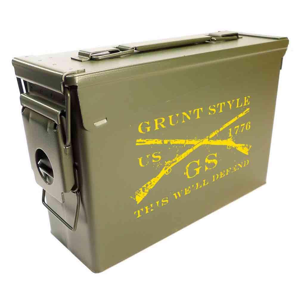 Ammo Box Logo - Grunt Style Ammo Can - MudbuM Supply Shack