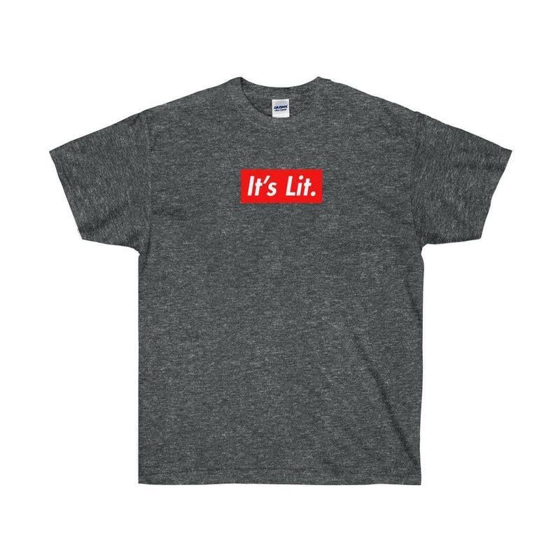 It's Lit Logo - It's Lit Red Box Logo Unisex Ultra Cotton Tee - Supreme BOGO ...