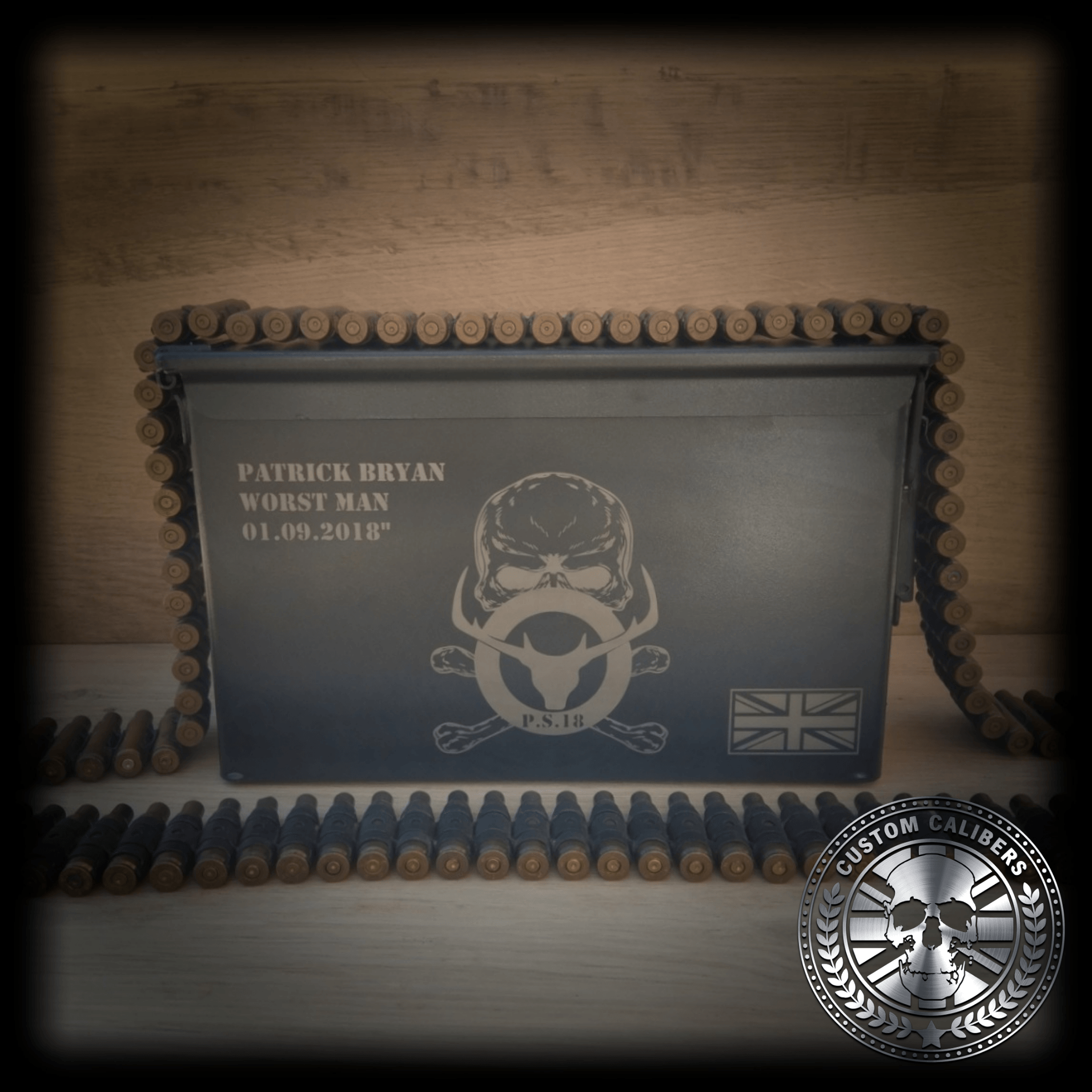 Ammo Box Logo - Cal Ammo Box Beer Gift Set