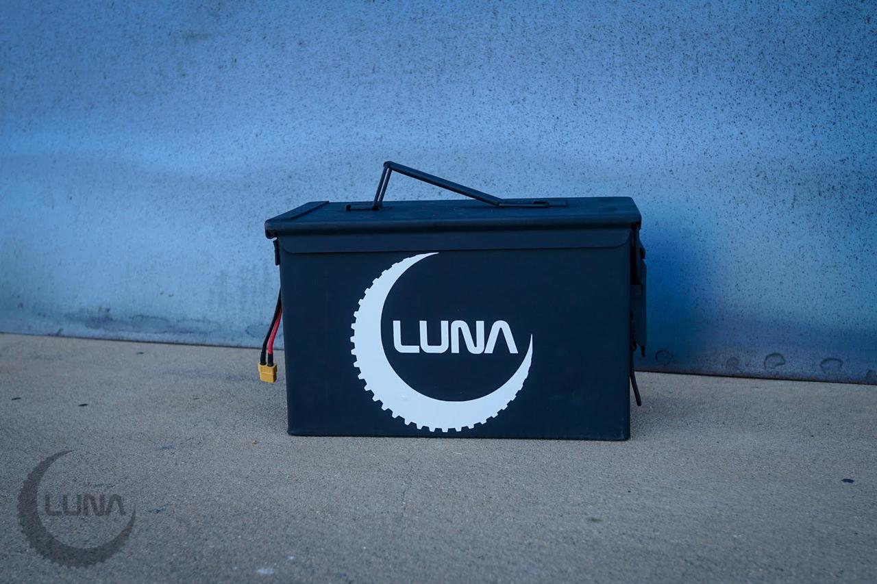Ammo Box Logo - Luna Charge Safe (small size) - Lithium Battery BOX - Luna Cycle