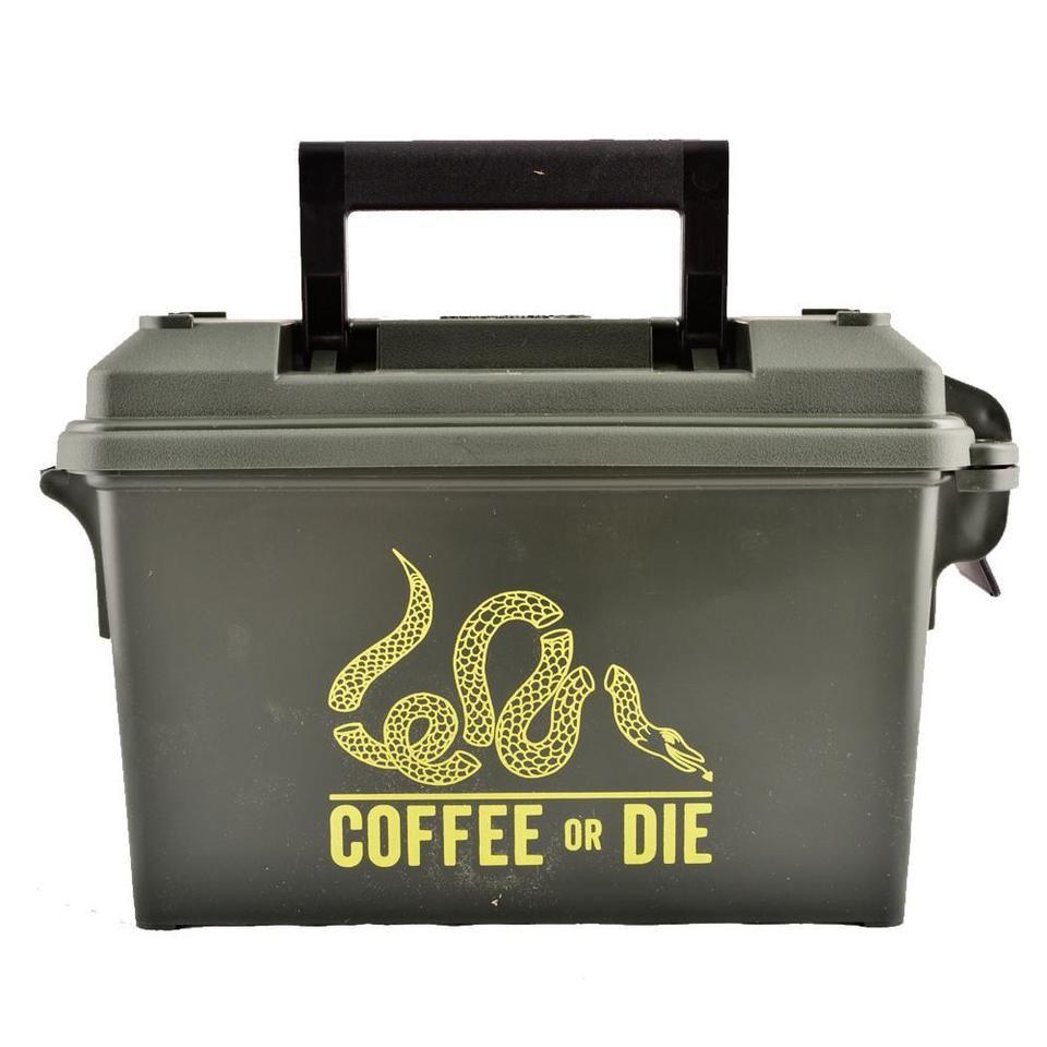 Ammo Box Logo - BRCC Coffee Can – Black Rifle Coffee Company