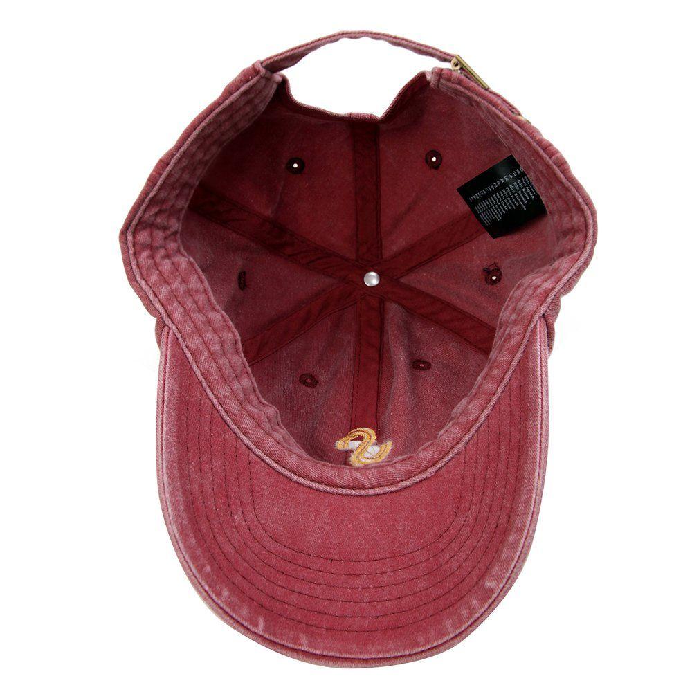 Gold Red S Logo - S Logo Dad Cap - Washed Red / Gold | Signature Clothing