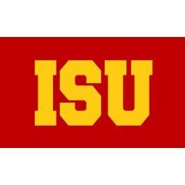 Gold Red S Logo - Iowa State University Flag, Gold, Red. A-D Distributing Co., Inc. (Iowa)
