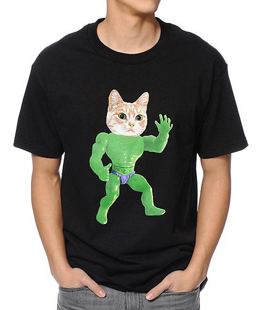 Odd Future Cat Logo - Odd Future MellowHype Beast Cat Black T-Shirt | Zumiez