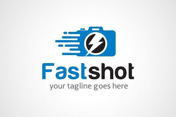 Great Photography Logo - Fast Shot - Photography Logo Design ~ Logo Templates ~ Creative Market