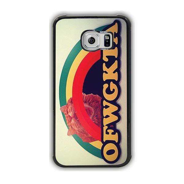 Odd Future Cat Logo - Odd Future (ofwgkta cat chewing rainbow) Galaxy S7 Case