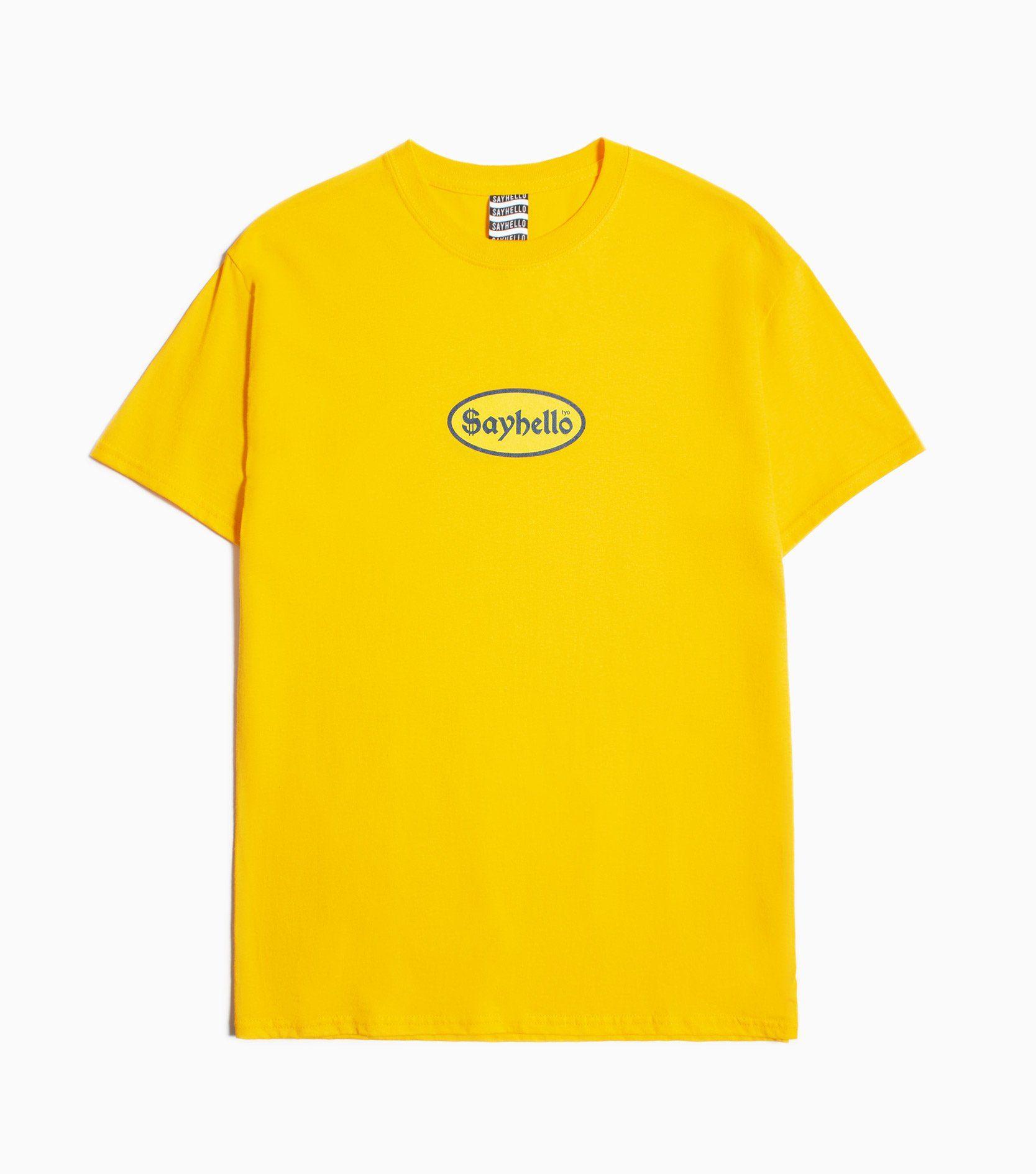 Yellow Cash Logo - Sayhello Cash Logo T Shirt